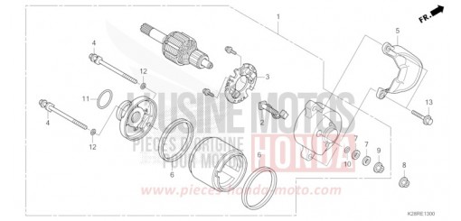 STARTER MOTOR CRF125FBS de 2025